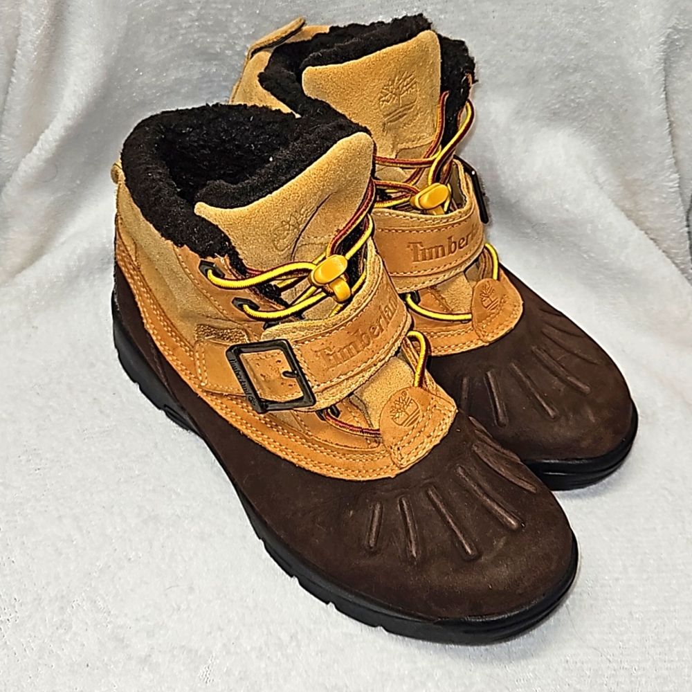 Timberland Shearling Boots Wheat Gradeschool